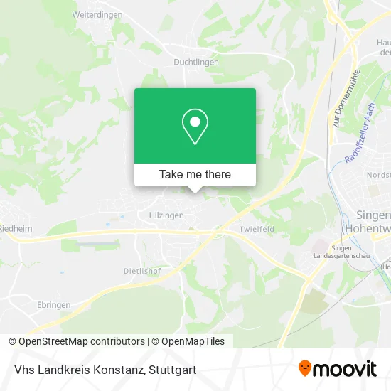 Карта Vhs Landkreis Konstanz