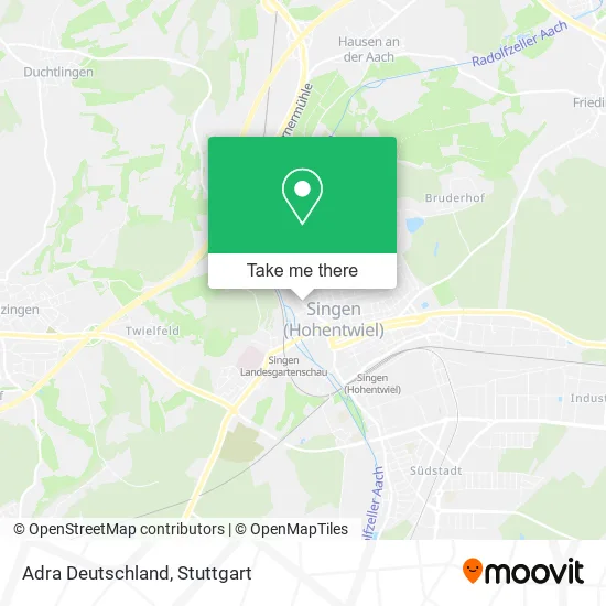 Карта Adra Deutschland