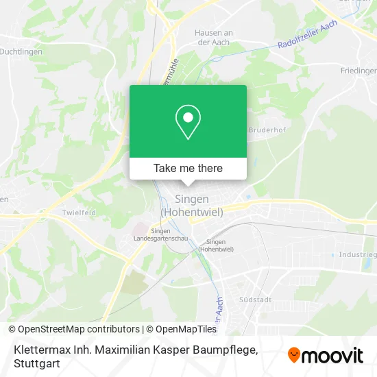 Карта Klettermax Inh. Maximilian Kasper Baumpflege
