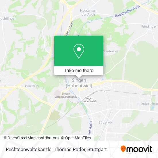Карта Rechtsanwaltskanzlei Thomas Röder