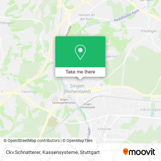 Карта Ckv.Schnatterer, Kassensysteme