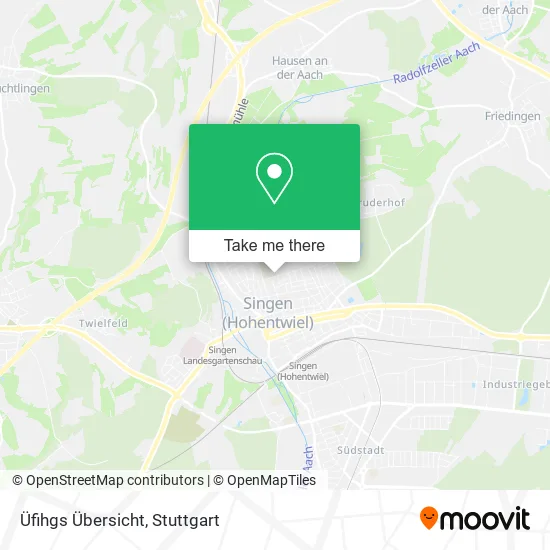 Карта Üfihgs Übersicht