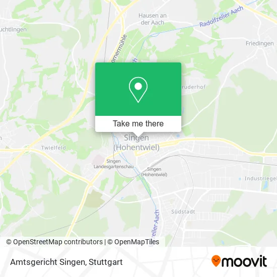 Карта Amtsgericht Singen