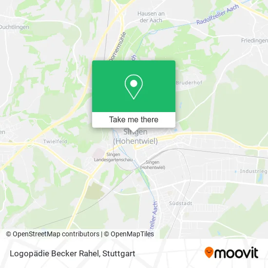 Карта Logopädie Becker Rahel