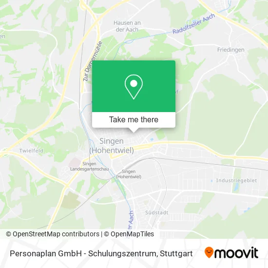 Карта Personaplan GmbH - Schulungszentrum