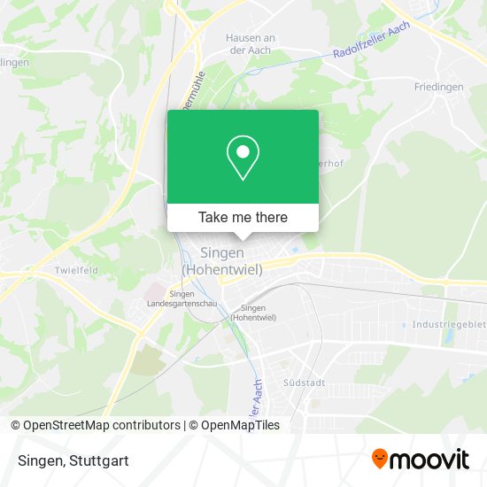 Singen map