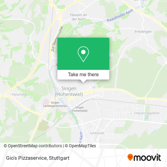 Карта Gio's Pizzaservice