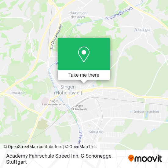 Карта Academy Fahrschule Speed Inh. G.Schönegge