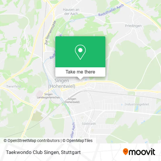 Карта Taekwondo Club Singen