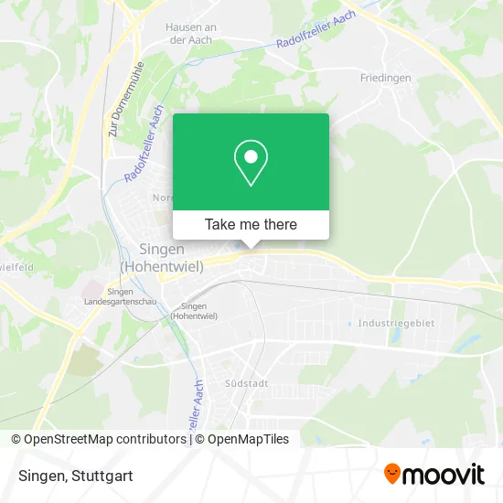 Карта Singen