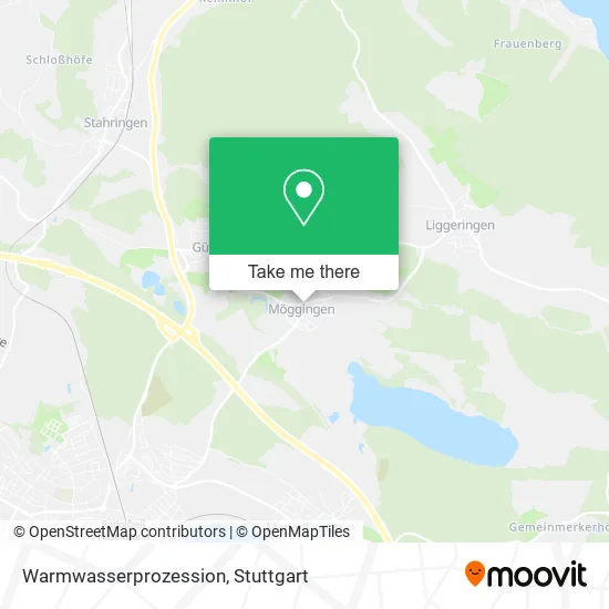 Карта Warmwasserprozession