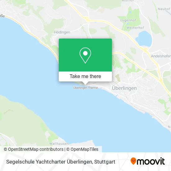 Карта Segelschule Yachtcharter Überlingen