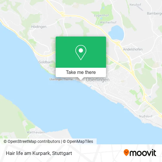 Карта Hair life am Kurpark