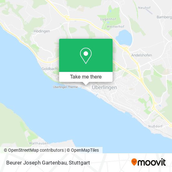 Beurer Joseph Gartenbau map