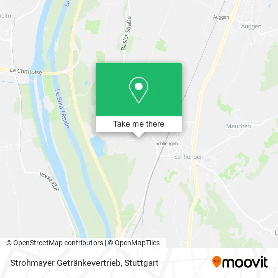 Strohmayer Getränkevertrieb map