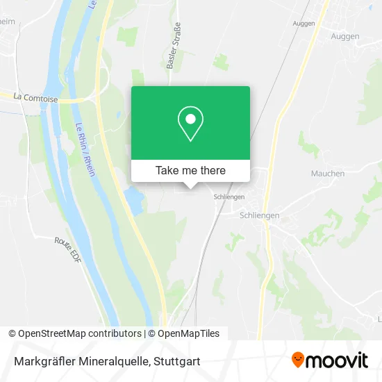 Карта Markgräfler Mineralquelle