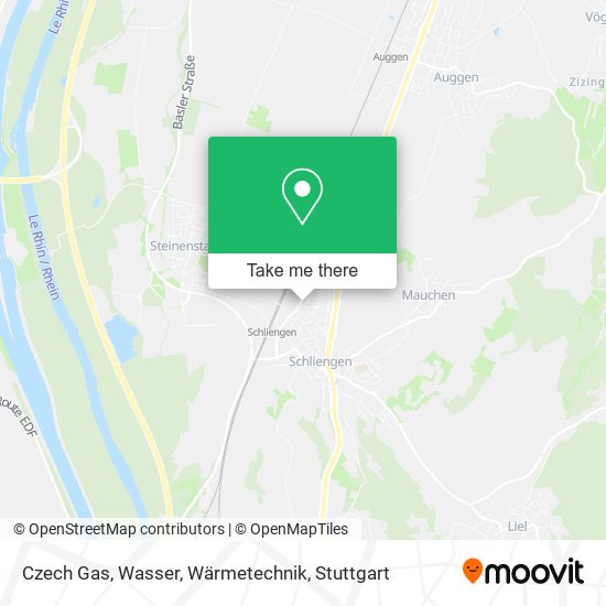 Czech Gas, Wasser, Wärmetechnik map