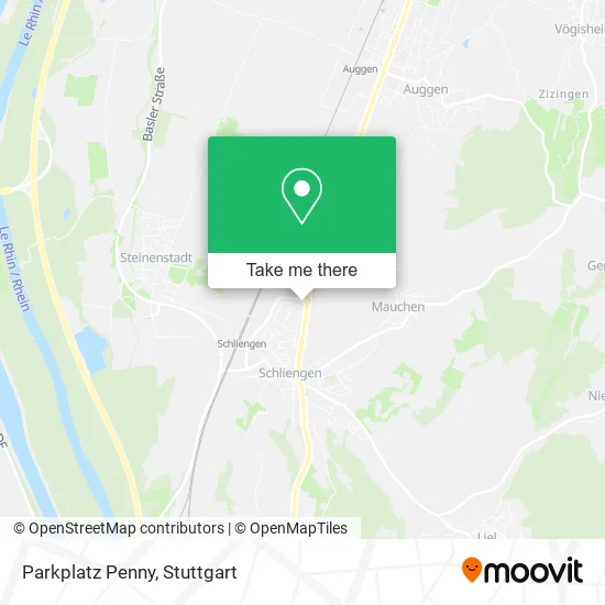 Карта Parkplatz Penny