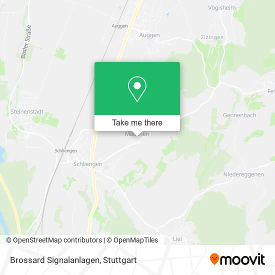 Карта Brossard Signalanlagen