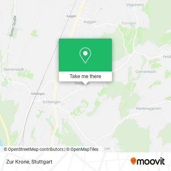 Карта Zur Krone