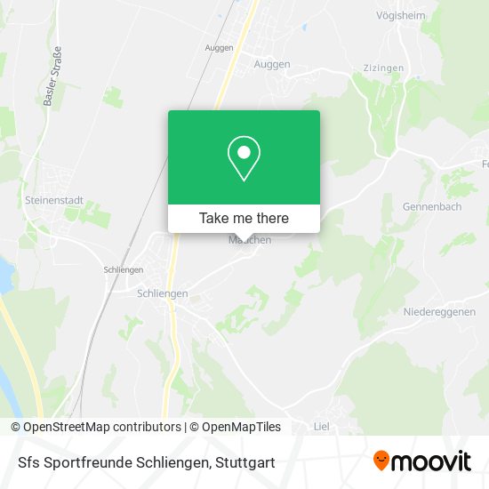 Sfs Sportfreunde Schliengen map
