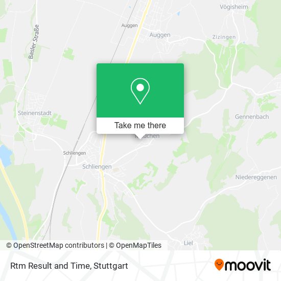 Rtm Result and Time map