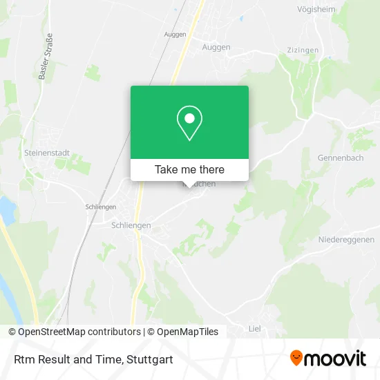 Карта Rtm Result and Time