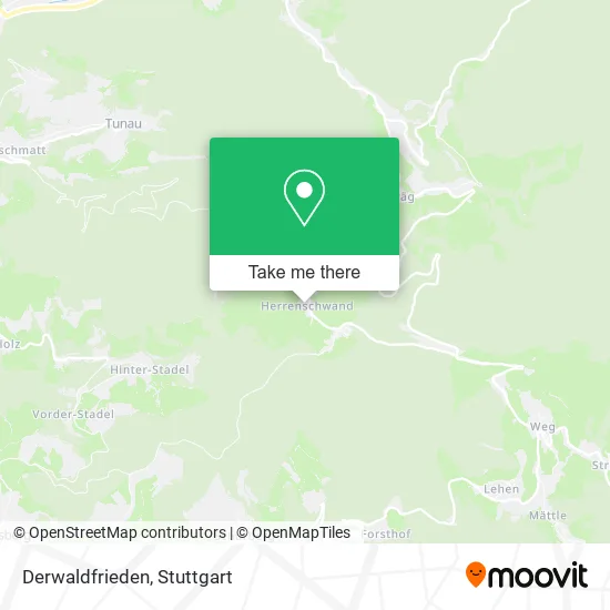 Карта Derwaldfrieden