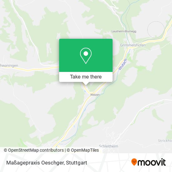 Maßagepraxis Oeschger map