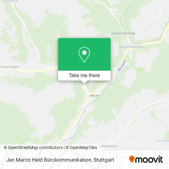 Карта Jan Marco Held Bürokommunikation