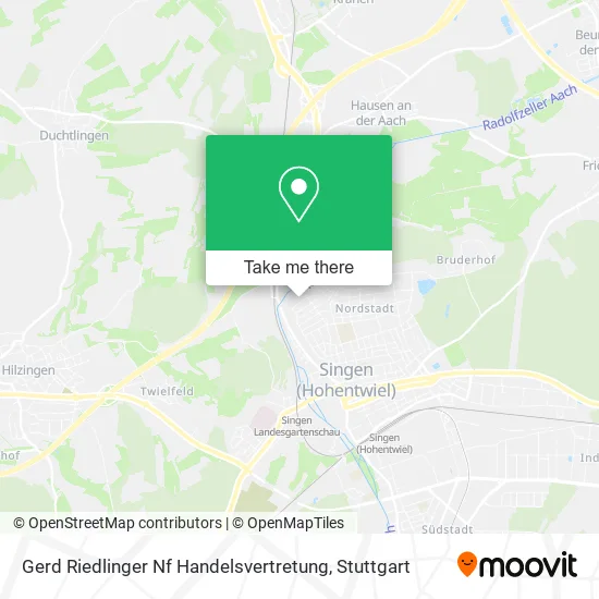 Карта Gerd Riedlinger Nf Handelsvertretung