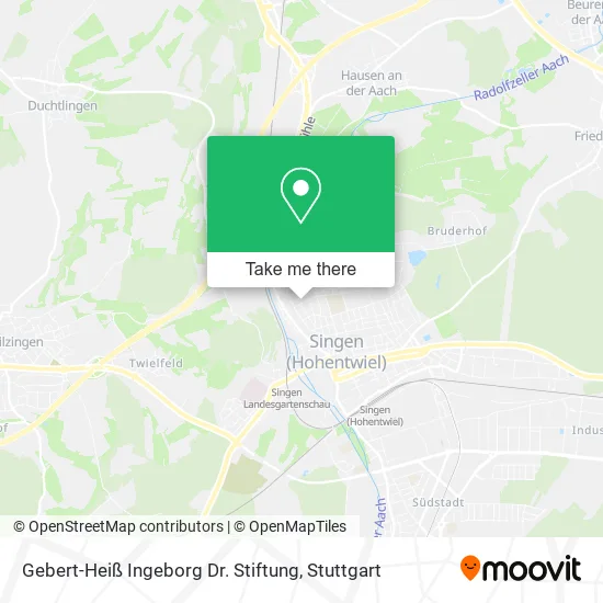 Карта Gebert-Heiß Ingeborg Dr. Stiftung