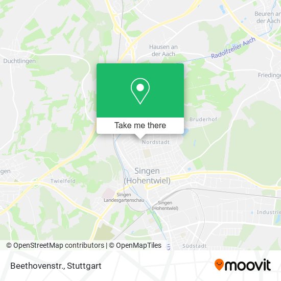Beethovenstr. map