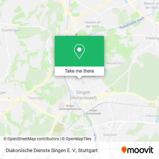 Карта Diakonische Dienste Singen E. V.
