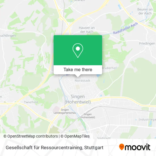 Карта Gesellschaft für Ressourcentraining