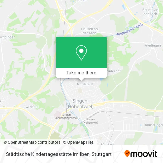 Карта Städtische Kindertagesstätte im Iben