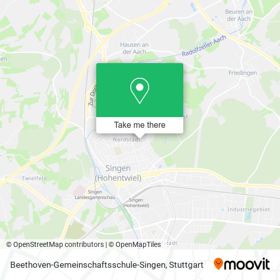 Beethoven-Gemeinschaftsschule-Singen map