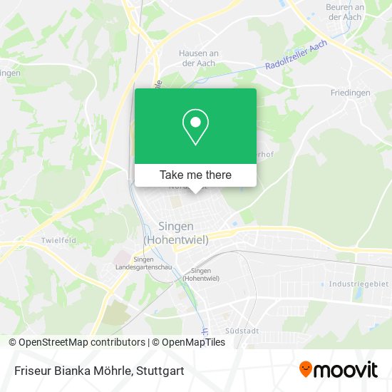 Friseur Bianka Möhrle map