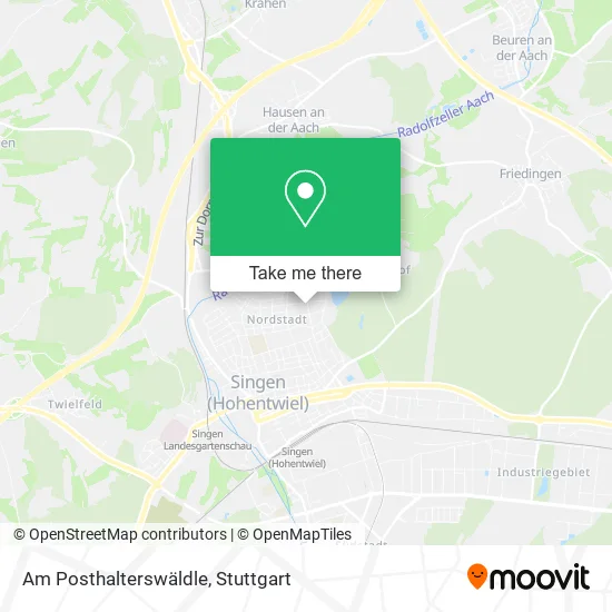 Карта Am Posthalterswäldle
