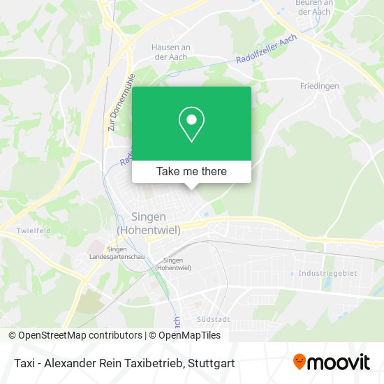 Taxi - Alexander Rein Taxibetrieb map