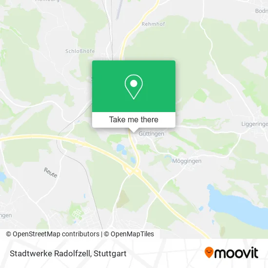 Карта Stadtwerke Radolfzell