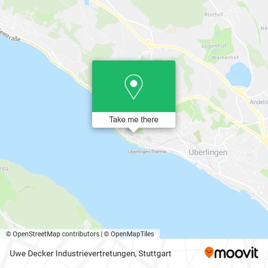 Карта Uwe Decker Industrievertretungen