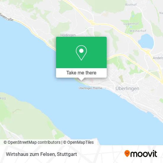 Карта Wirtshaus zum Felsen