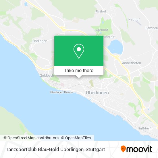 Карта Tanzsportclub Blau-Gold Überlingen