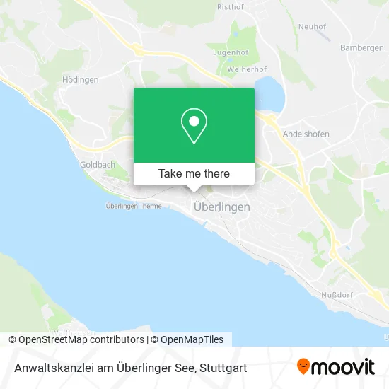 Карта Anwaltskanzlei am Überlinger See