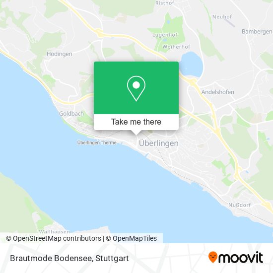 Brautmode Bodensee map