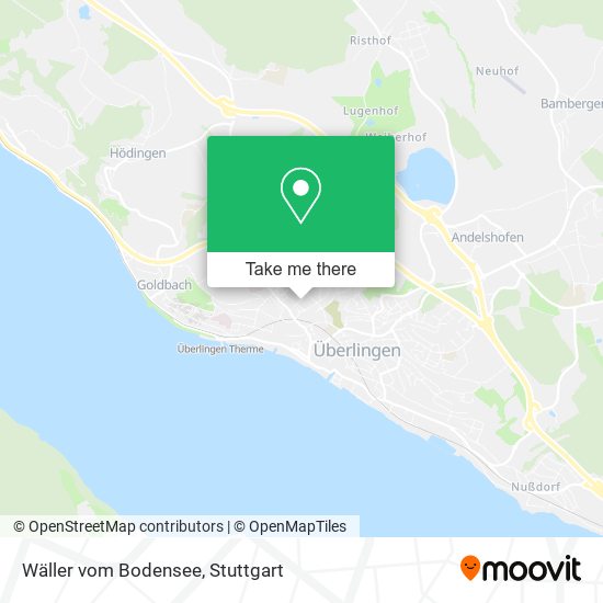 Wäller vom Bodensee map