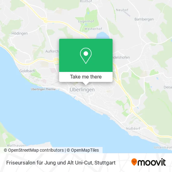 Карта Friseursalon für Jung und Alt Uni-Cut