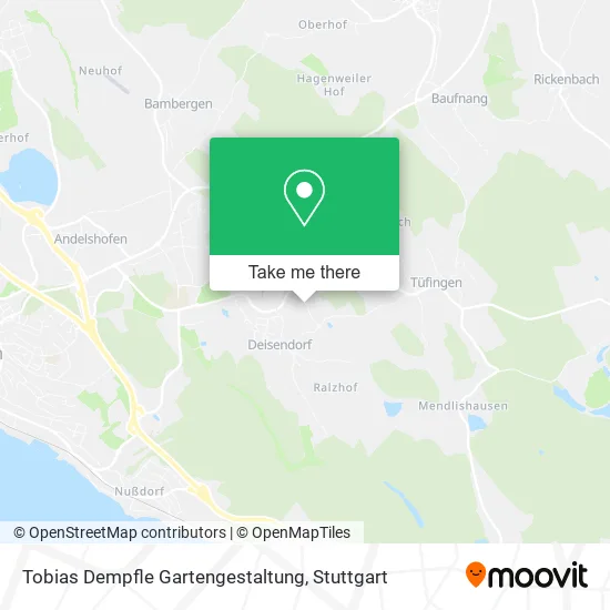 Карта Tobias Dempfle Gartengestaltung
