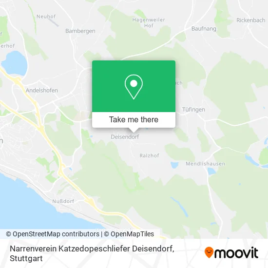 Карта Narrenverein Katzedopeschliefer Deisendorf